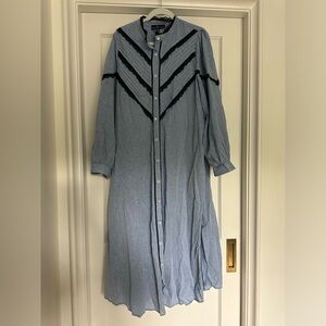 Pomander Place Jolene Chambray midi dress